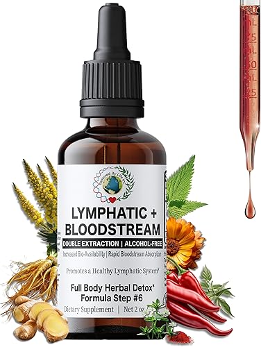 Blood Cleanse Linfático - Desintoxicante  2 oz. 59 porciones de extracto de tintura