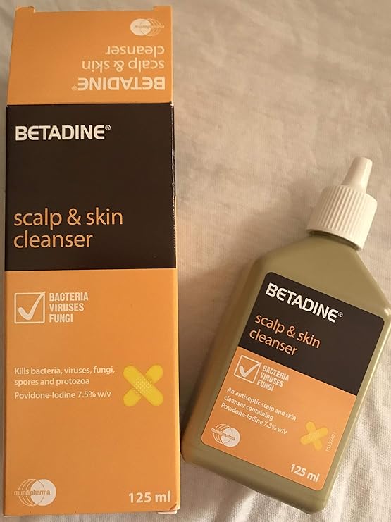Betadine Scalp & Skin Cleanser 125 ml Amazon.ae Beauty