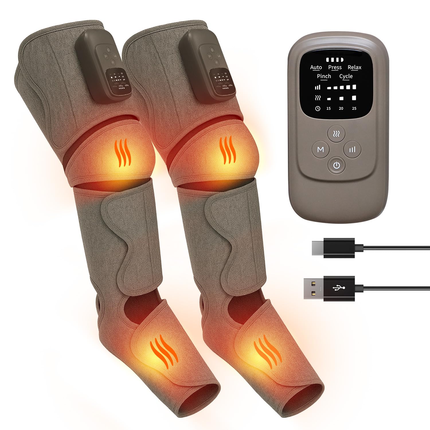 Amazon | 【両足2個セット・コードレス】HuBDIC フットケア 空気圧 (足