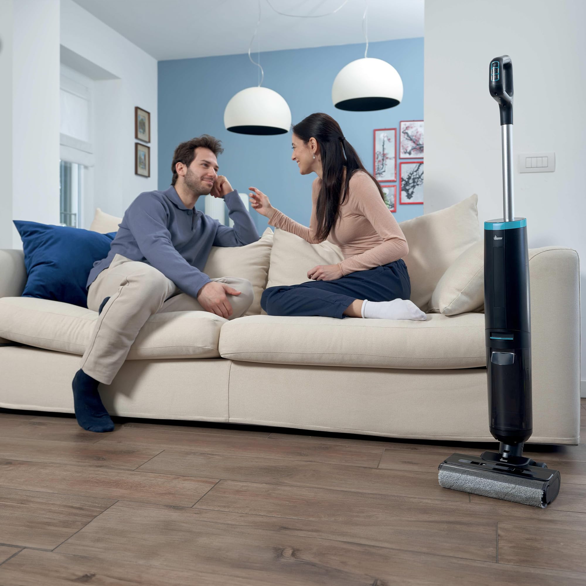 Hoover HW3 Aspirapolvere e Lavapavimenti Senza Fili