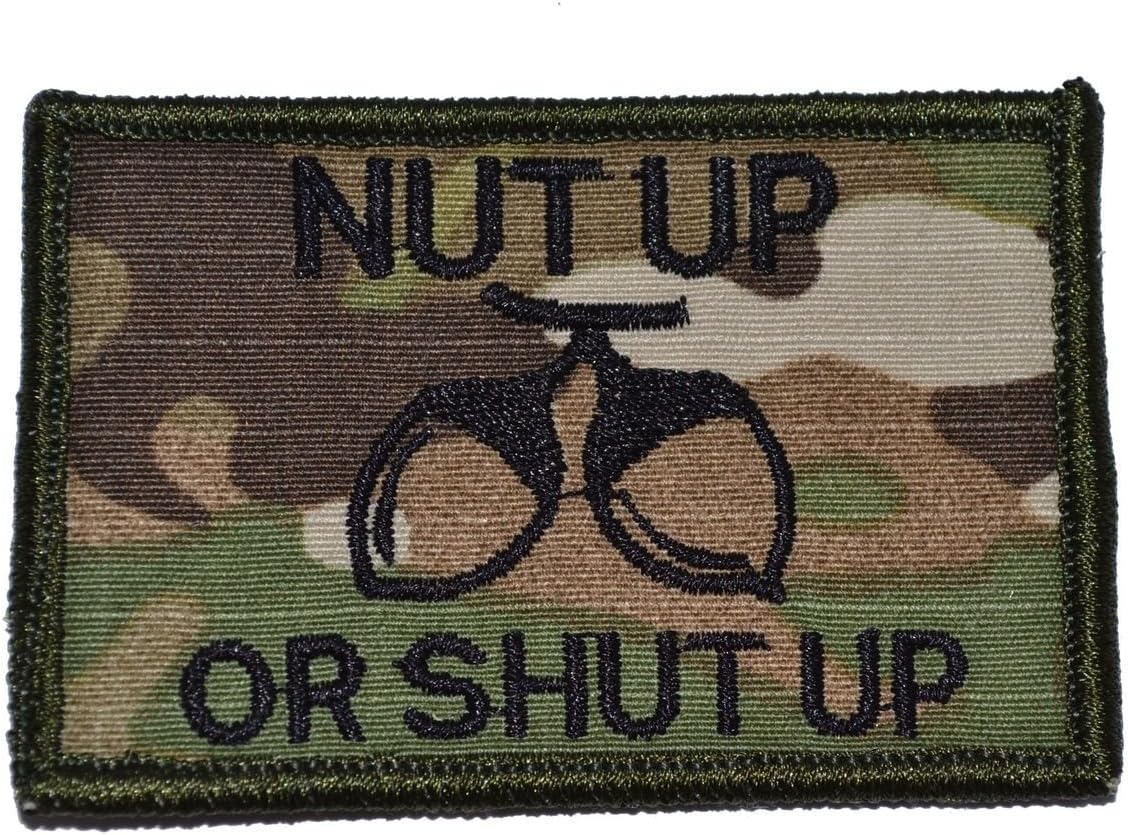 Nut Up or Shut Up 2x3 Patch - Multicam