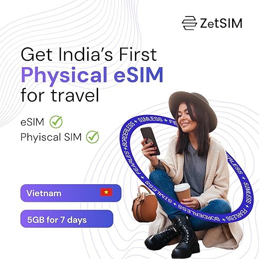 ZetSIM Vietnam Local eSIM Unlimited Data 5GB