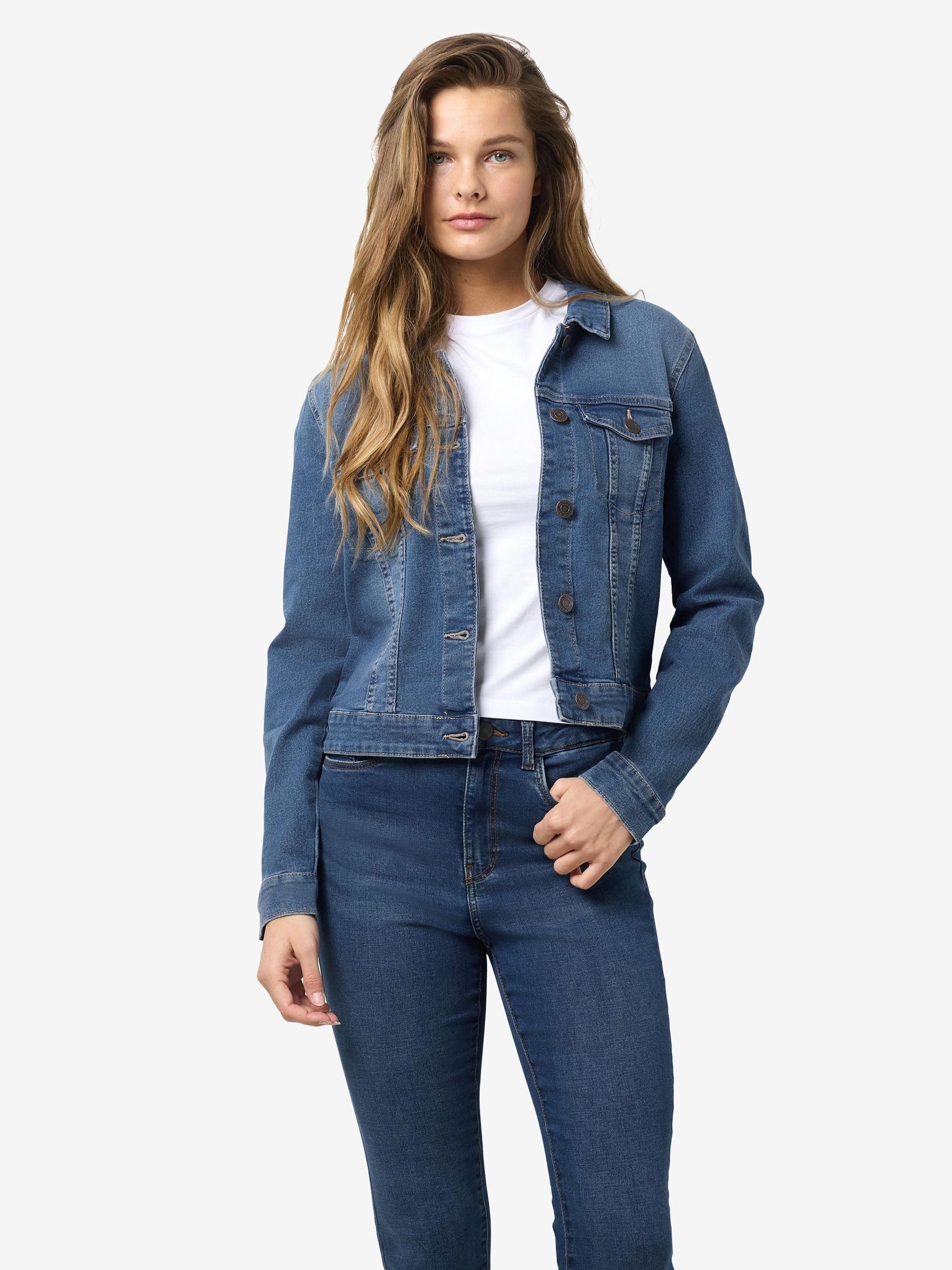 NOISY MAY Debra Denim Mujer Chaqueta Tejana Azul