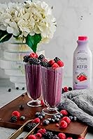 Vista 3 de Lifeway Leche entera orgánica Kefir, 10g de proteína, bayas mixtas, 32 fl oz
