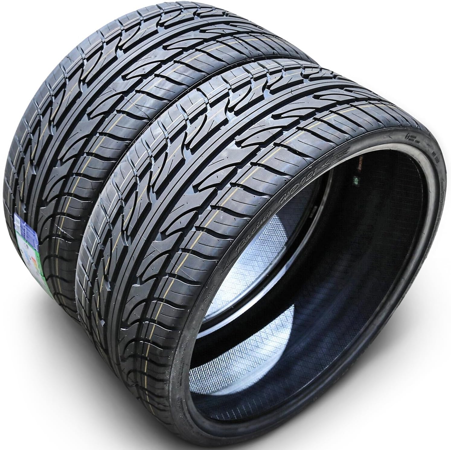 Set of 2 (TWO) Haida Racing HD921 Summer Passenger Car High Performance Radial Tires-265/30R22 265/30ZR22 265/30/22 265/30-22 97W Load Range XL 4-Ply BSW Black Side Wall UTQG 420AA