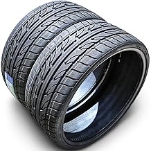 Set of 2 (TWO) Haida Racing HD921 Summer Passenger Car High Performance Radial Tires-245/30R24 245/30ZR24 245/30/24 245/30-24 94W Load Range XL 4-Ply BSW Black Side Wall UTQG 420AA
