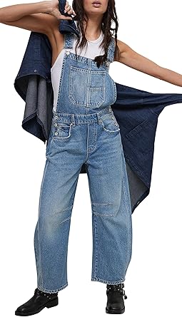 Qazel Vorrlon Denim Overalls for Women