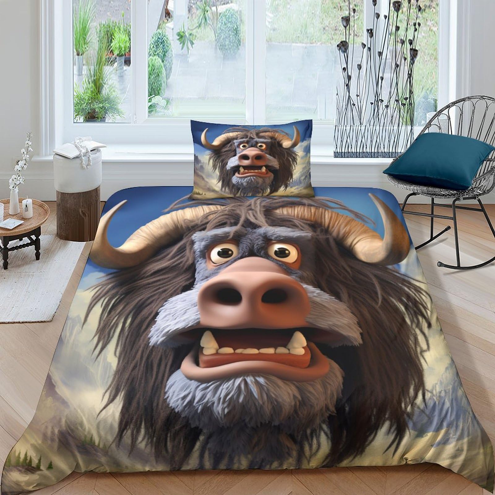 Taies d'oreiller et housse de couette respirante Musk-ox