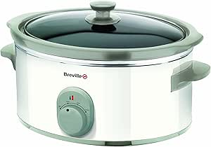 Breville VTP067 White 3.5 L Slow Cooker