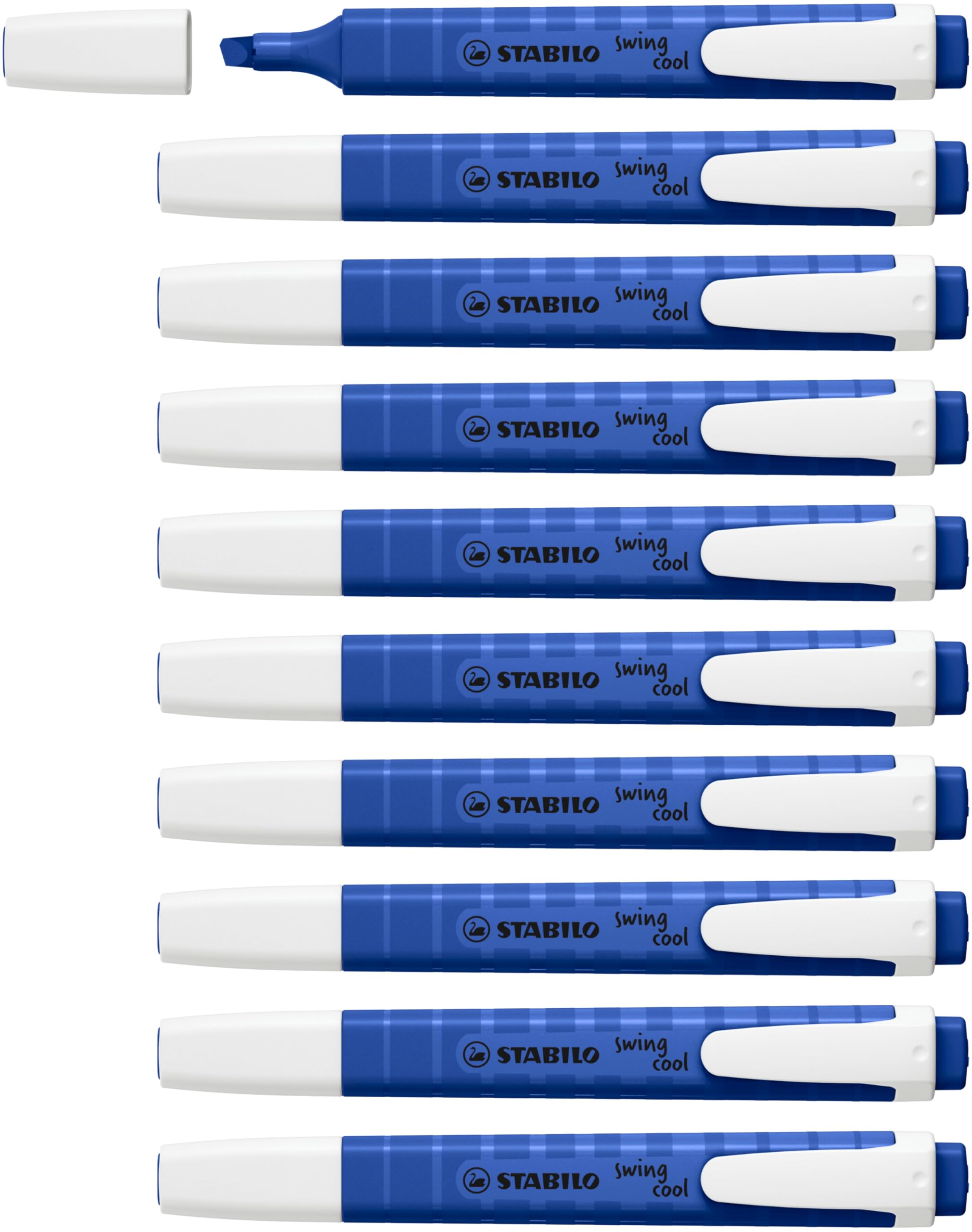 STABILO swing cool NatureCOLORS Wildflower - Highlighter - Pack of 10 - Ultramarine