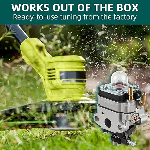 Miniatura 5 de AUTOKAY Carburador 309375002 para Homelite Ryobi RY34426 RY34007 S430 C430 X430 30cc RY34441 RY34427 RY34421 RY34446 RY34006 con chispa Enchufe