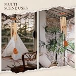 Leebbsin 50th Anniversary Wedding Wind Chime - Romantic Golden for Couple, Parents, Wife, Husband, Friends - Keepsake Ideas | Happy 50th Anniversary Romantic Gifts for Couple, Parents, Wife, Husband, Friends, Golden Anniversarys Keepsake Gifts Ideas