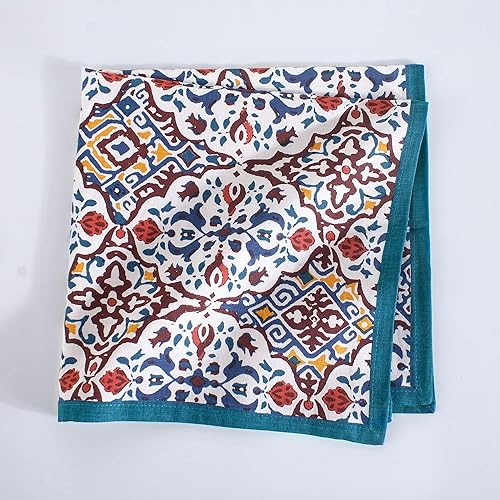 Miniatura 2 de Juego de 12 servilletas de tela de mezcla de lino y algodón, perfectas para fiestas, cenas, bodas, cócteles, Navidad, servilletas de tela de 20 x 20