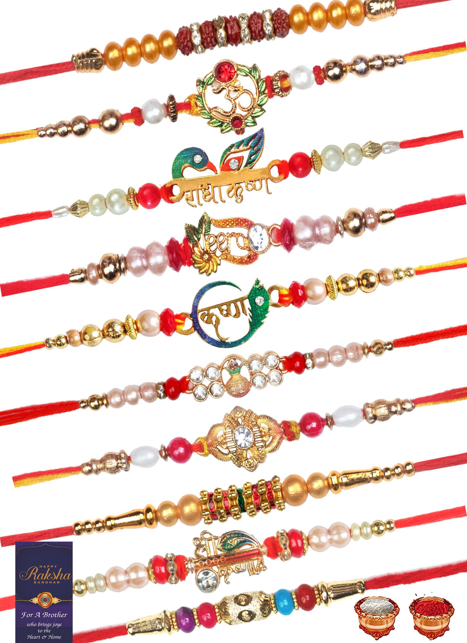De Marquis 10 Rakhi Combo Set For Brother/Bhai/Bhaiya/Kids Best Wishes Greeting Card Rakshabandan Rakshasutra (B0CFRKGL2K) Amazon Price History, Amazon Price Tracker