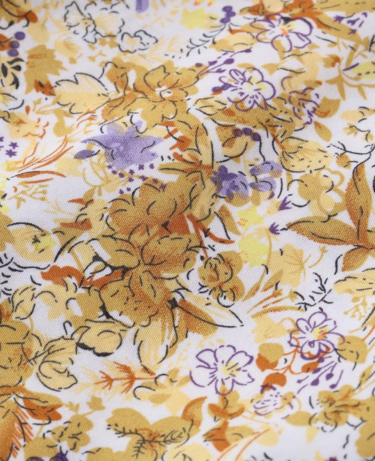 Mebius Womens Floral Mini Dress Summer Criss Cross Halter Backless Preppy Smocked Waist Short Ruffle Dress Picnic Beach - Image 3