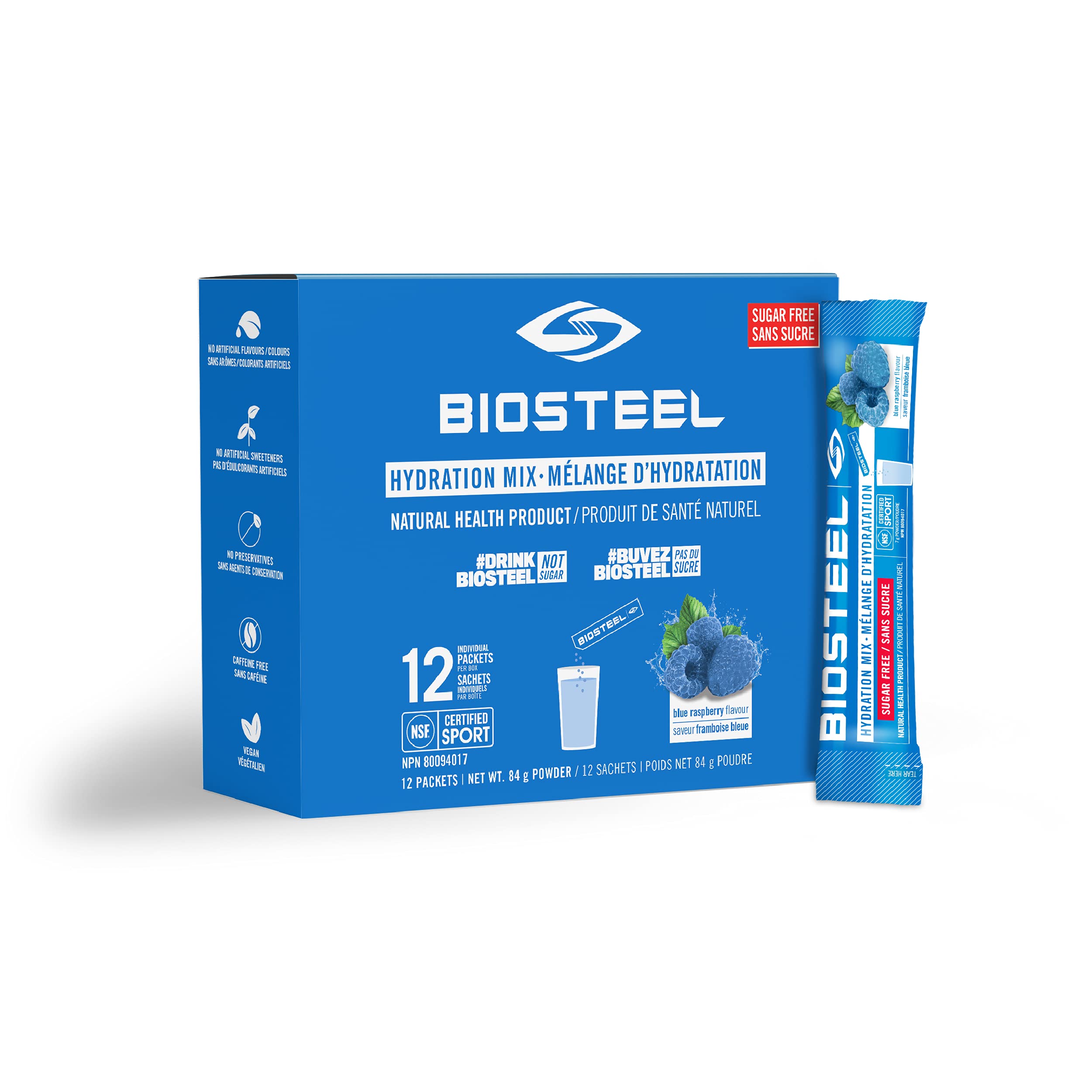 Buy BIOSTEEL High Performance Sport Mix Blue Raspberry, 7 GR Online at