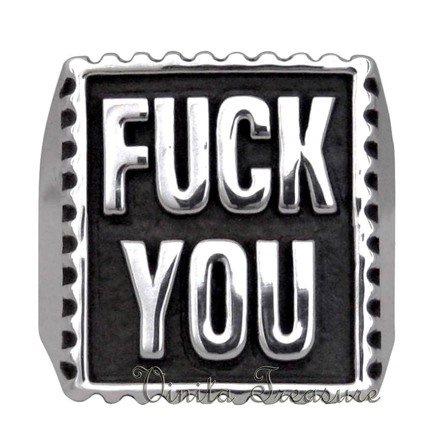 Amazon.com: FUCK YOU RING, Mens Fuck You Ring, Fuck Ring