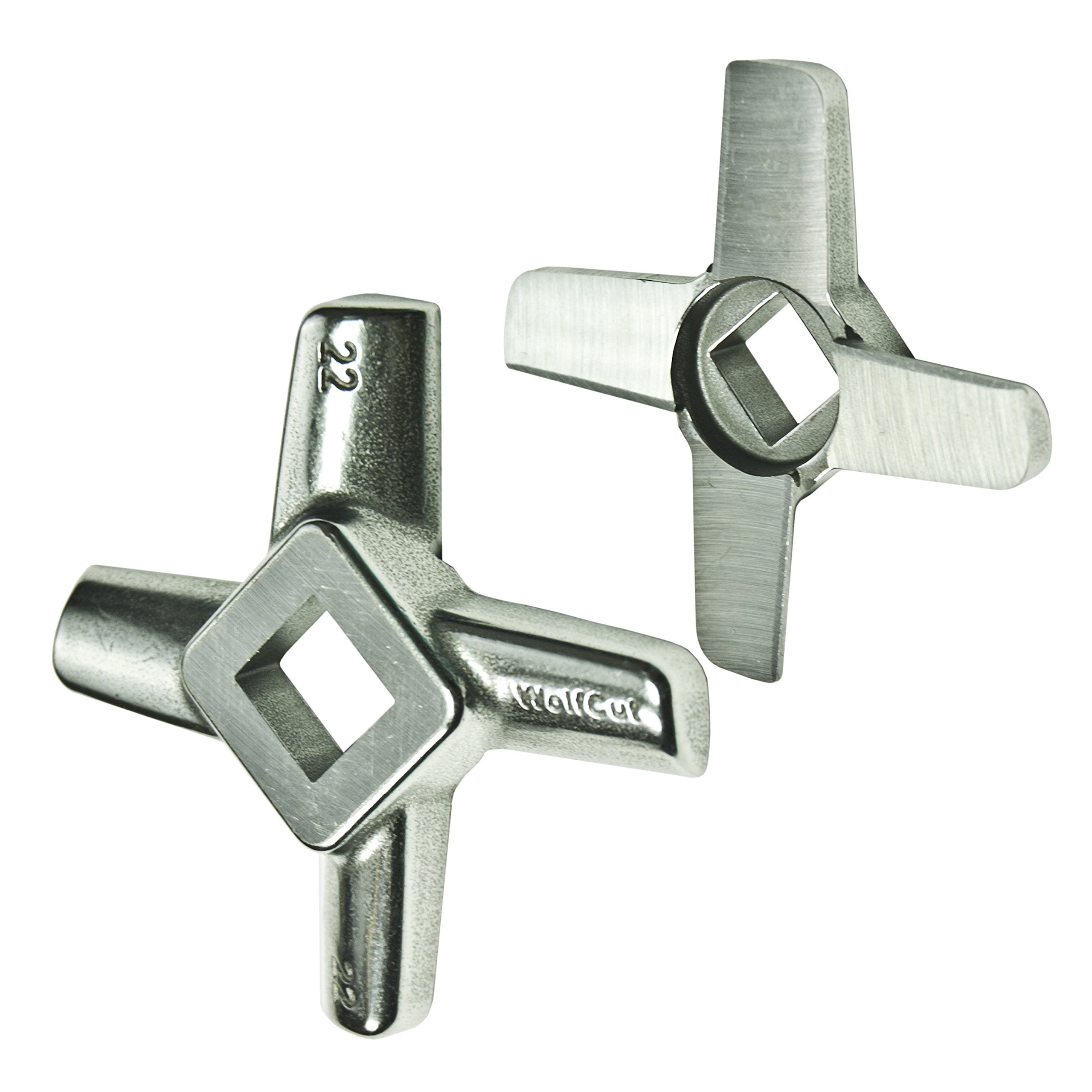 Stainless Steel Cross Blade Size 22 for Meat Mincer Jupiter – Bosch – Alexander – Gastroback – Westmark – Prospero – Kenwood