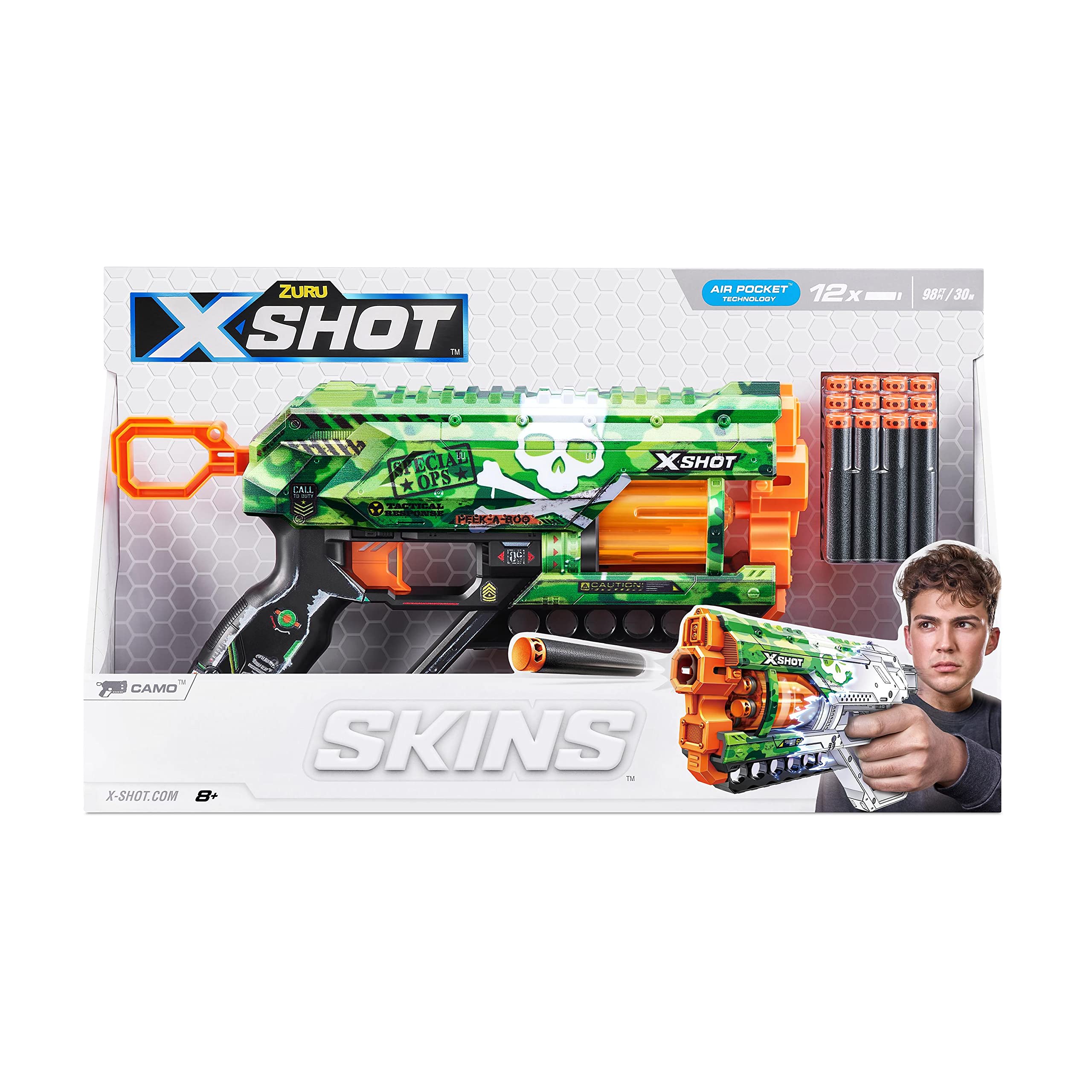 XSHOT Skins-Griefer (12 Darts) - 36561H Camo