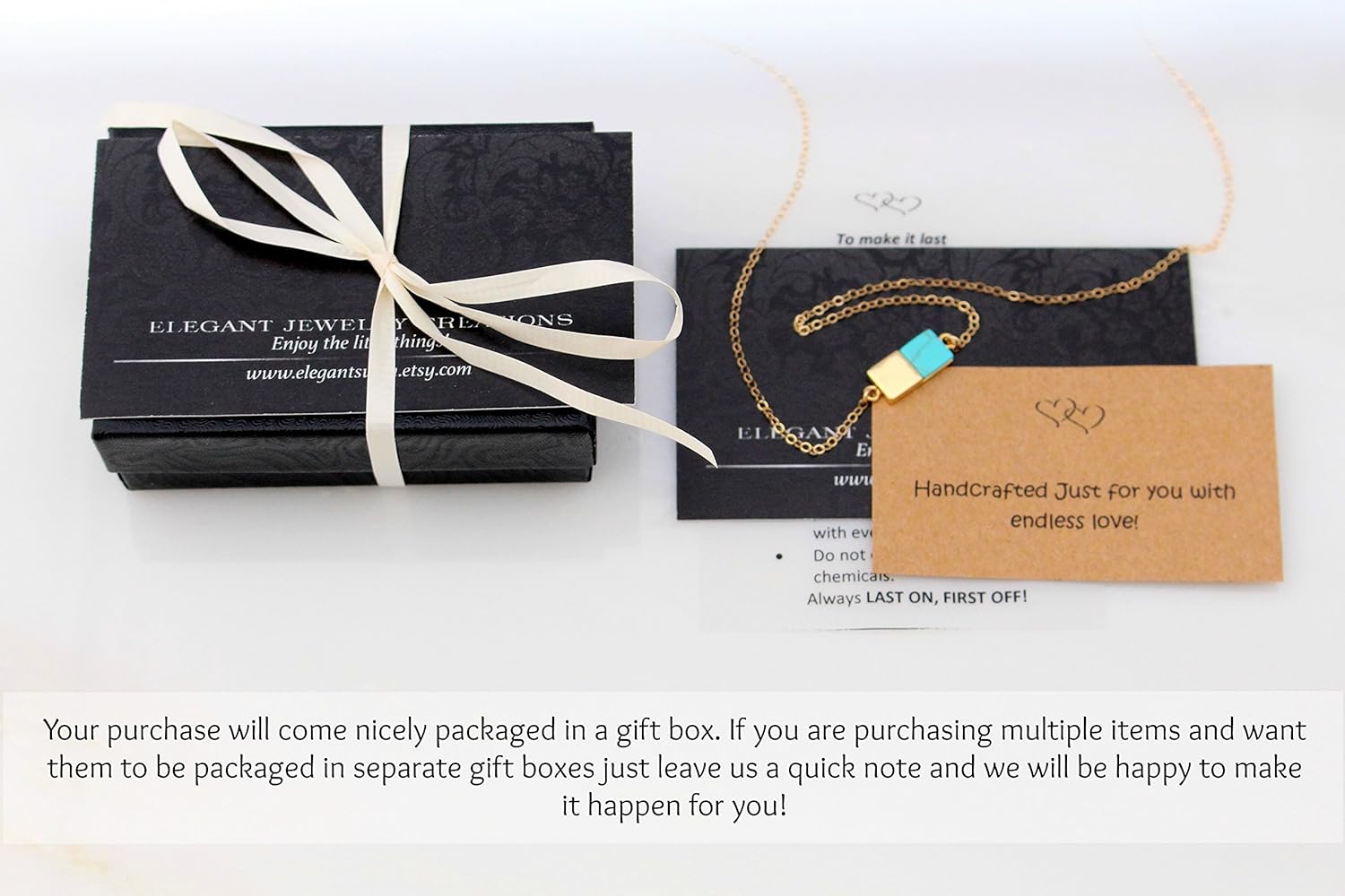 Layering Necklace Set of 2, Simple Bar Drop and Triangle Necklace Set, Multi Strand Necklace, Layering Set, Minimalist Multiple Necklaces - Image 4