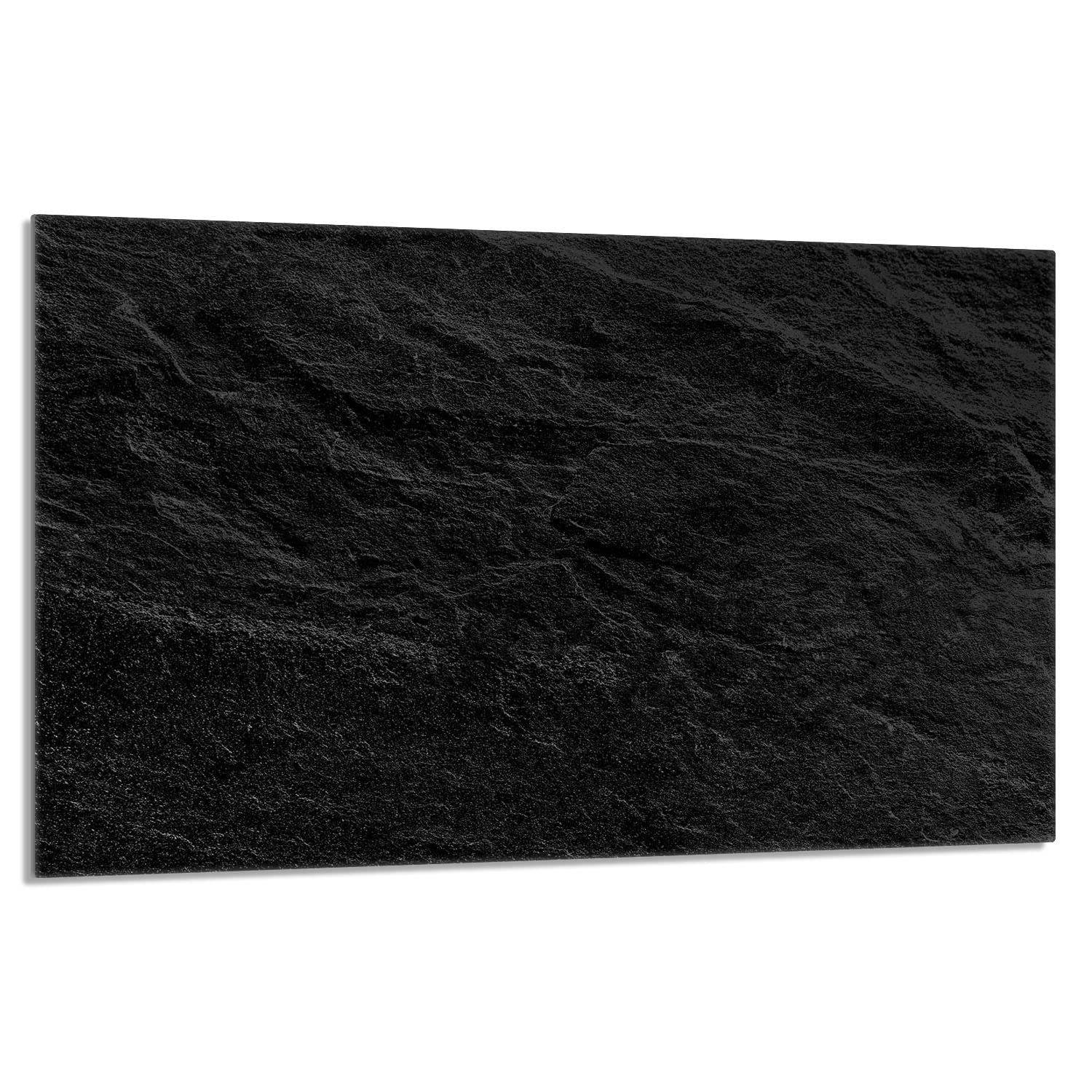 Plaque Protection Plaque De Cuisson DarHaus 80x52 Cm - Ardoise Noir - Planche à Découper