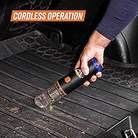 Vista 3 de Armor All AA07V2 0901 Cordless Car Vacuum Handheld Mini Vacuum Cleaner for Car Interior Home, Orange