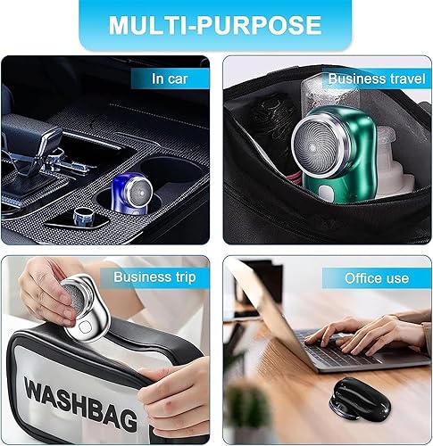 Miniatura 6 de Zao - Mini afeitadora Zao para hombre 2023, maquinilla de afeitar eléctrica Zao para hombres, Mini Rasuradora Zao, Rasuradora Inalambrica Zao,
