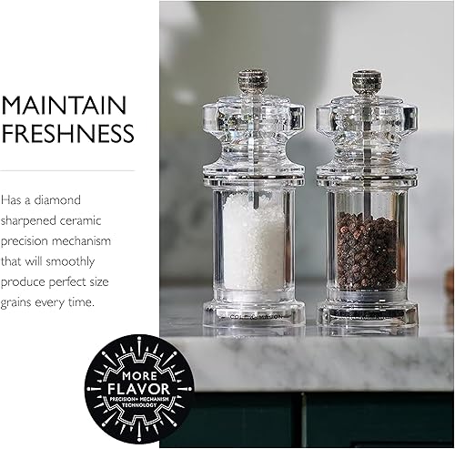 Miniatura 4 de Cole & Mason Molino de sal acrílico 605 5.5"