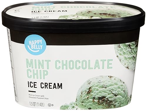 Marca Tienda Helado con chispas de chocolate Happy Belly Mint (congelado)