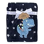 Plush Fleece Throw and Receiving Baby Blankets for Boys and Girls 30x36 (Woodland Bear)