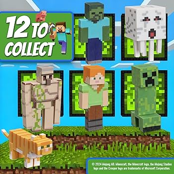 Amazon.com: Mine Craft 3D Erasers, 8-Pack Deluxe Collector