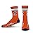 For Bare Feet NCAA Illinois Fighting Illini 4 Stripe Deuce Crew Sock Team Color LARGE