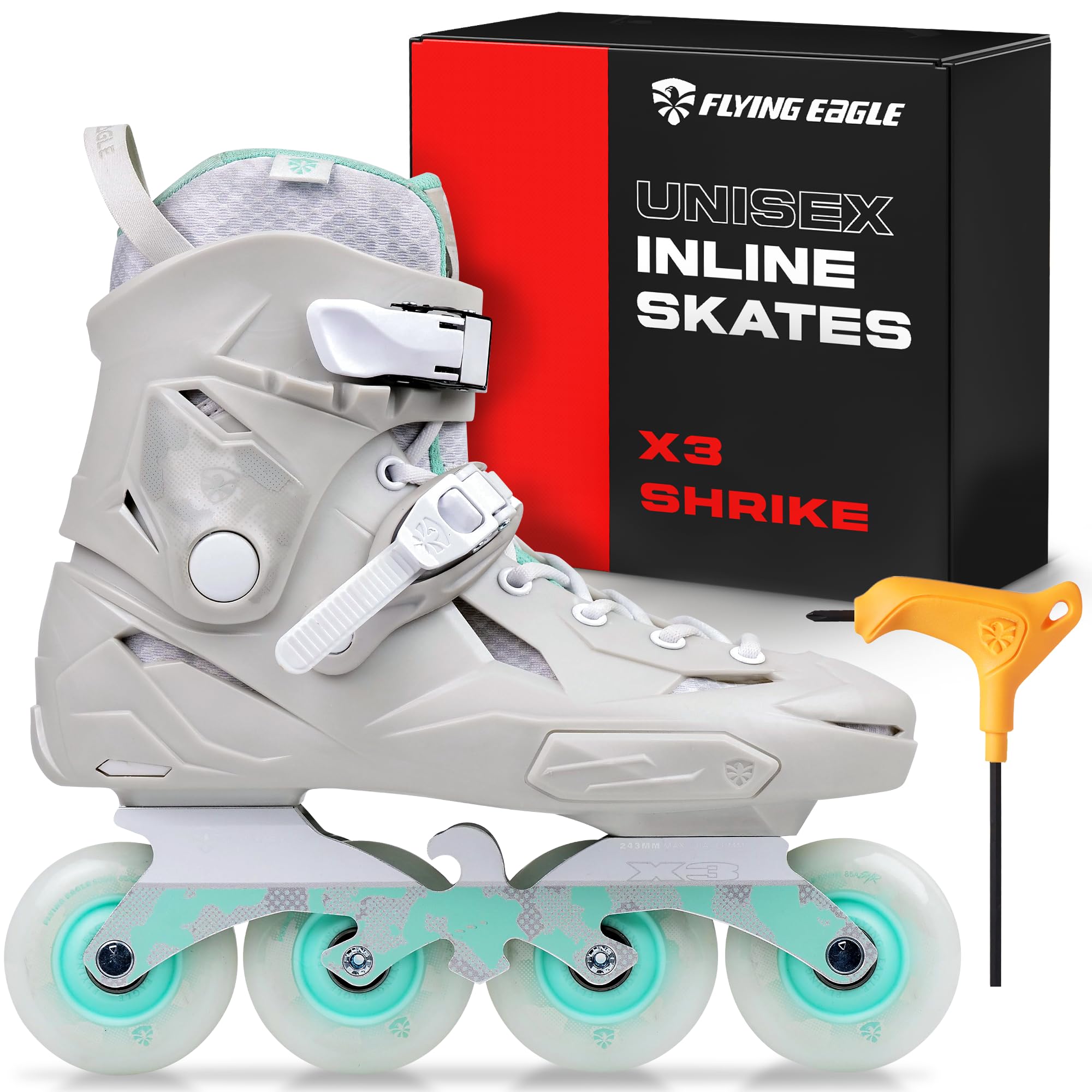 Flying Eagle X3 Shrike Freeskate (Pearl, 41/42)