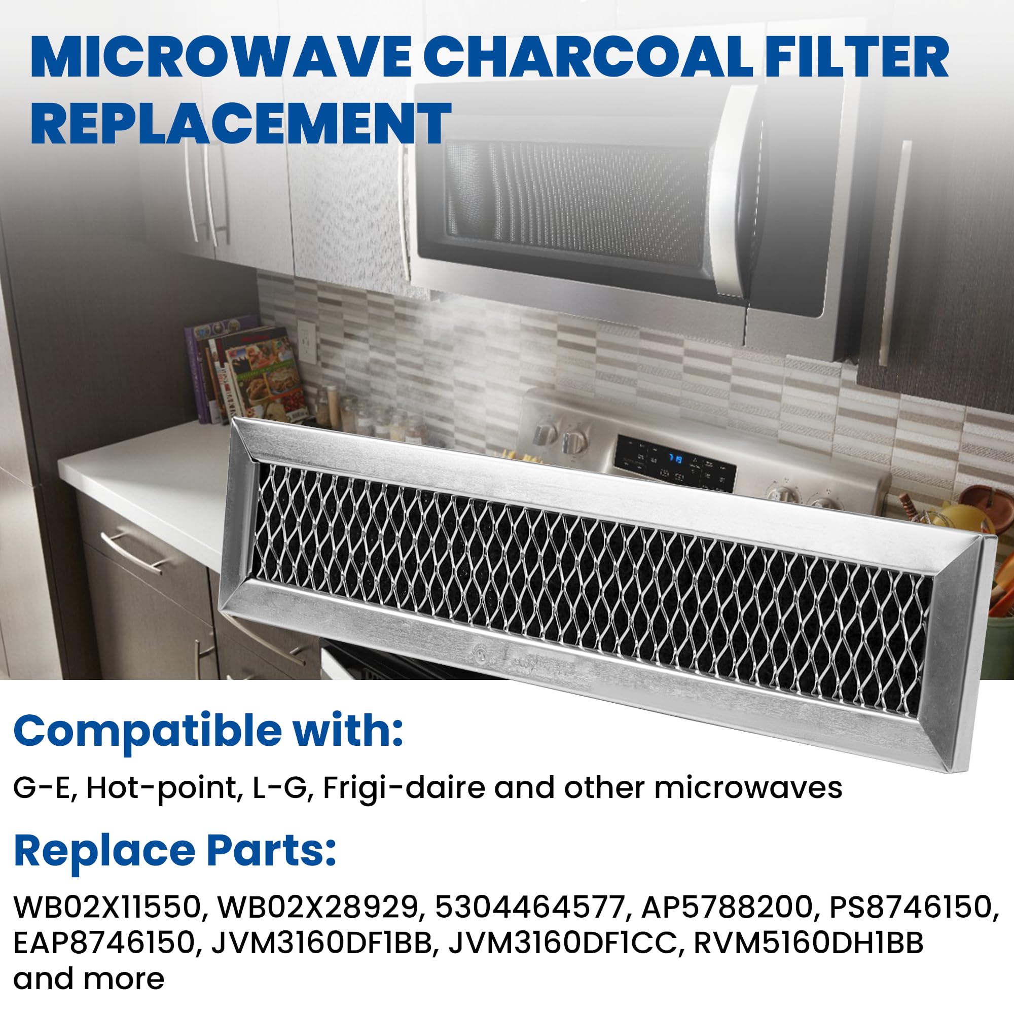 Amazon.com: WB02X11550 JX81L 5304464577 Microwave Charcoal Filter