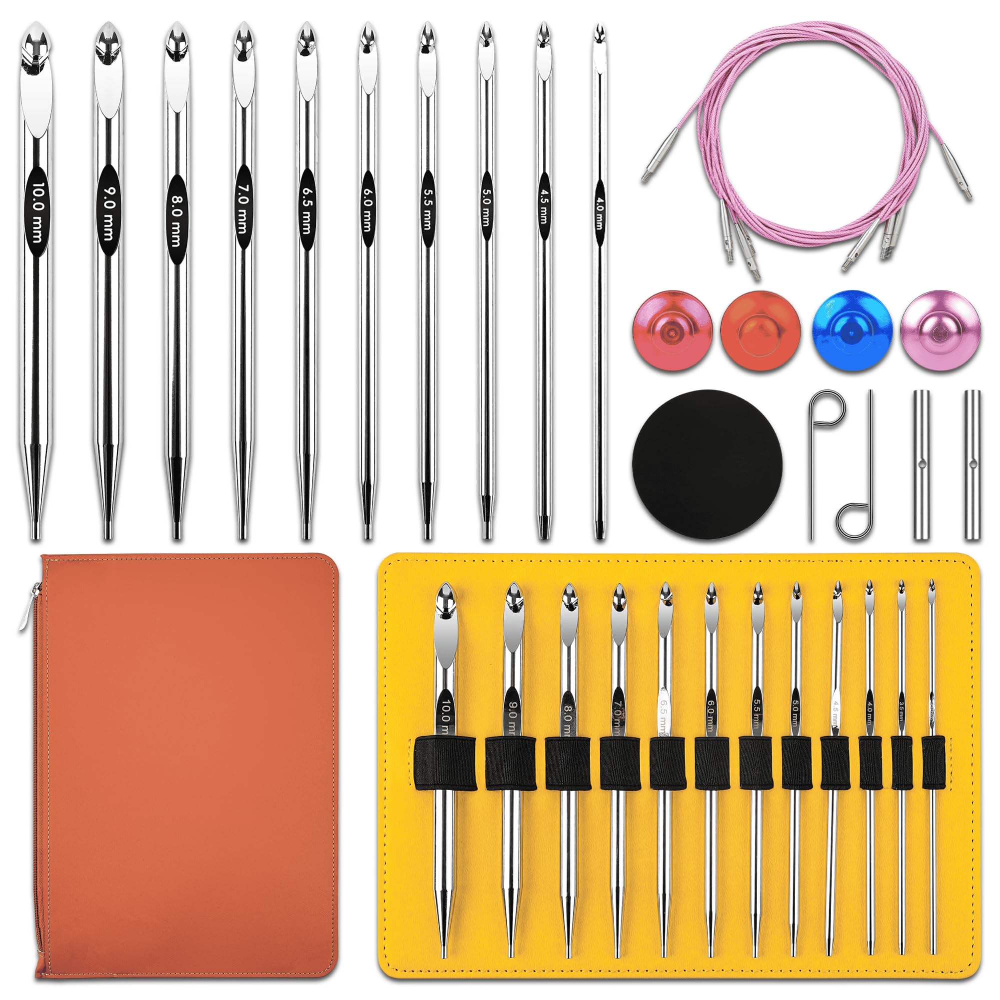 TOLASMIK x Banana HOOK ジャケットL＆ビブパンツL セット Amazon.com: Tunisian Crochet Hooks Set - Tunisian Crochet Hook