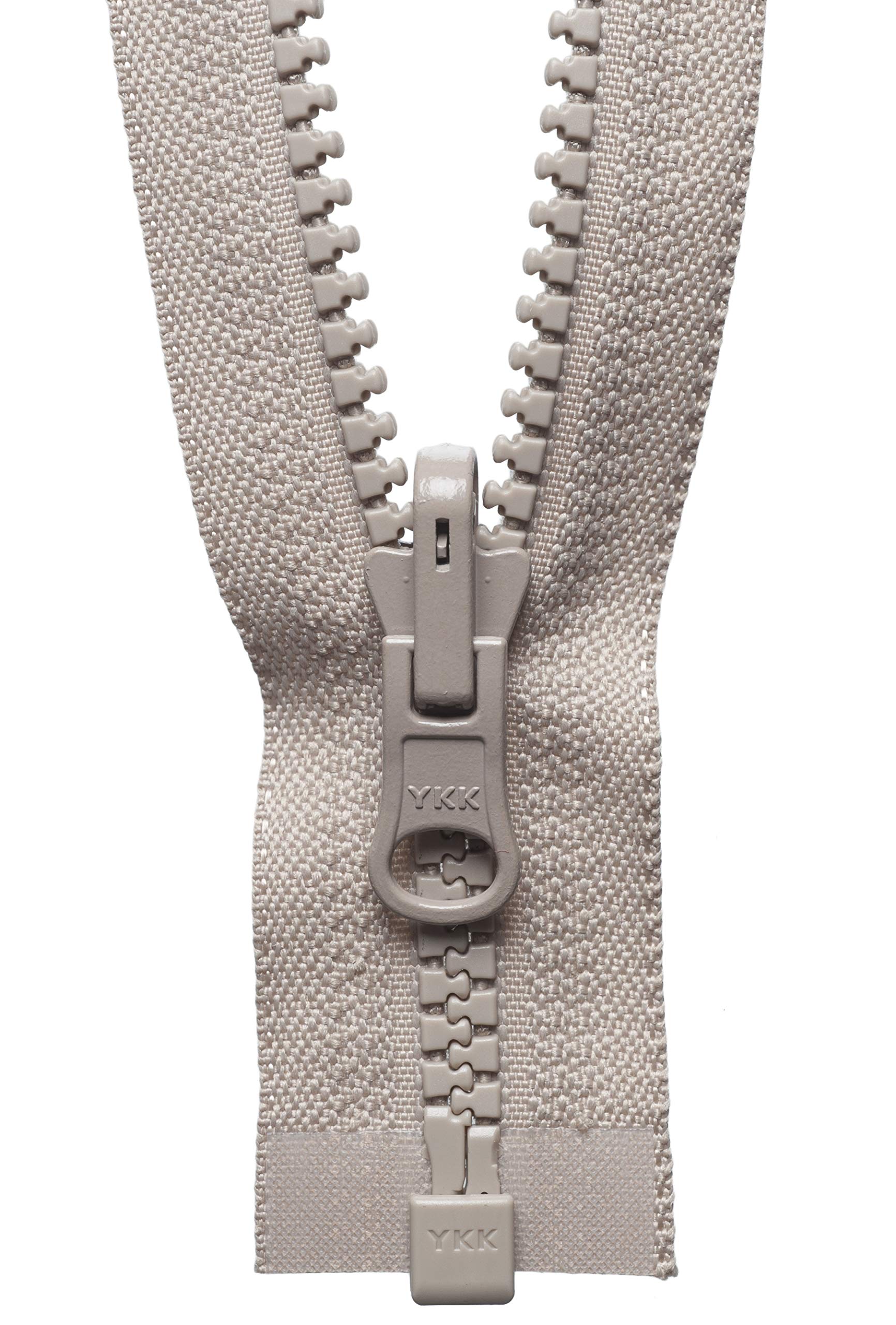 YKK Reversible Zip, No. 573 Fawn, 76 cm Length