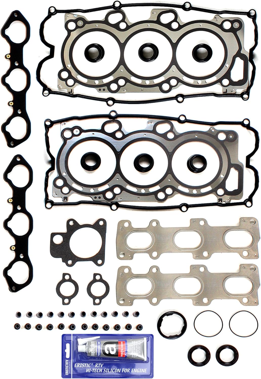 CNS MLS Head Gasket Set Compatible with 98-04 Isuzu/Acura/Honda 3.2L (3165CC), 3.5L (3475CC) V6 DOHC (24-Valve), 6VD1 6VE1