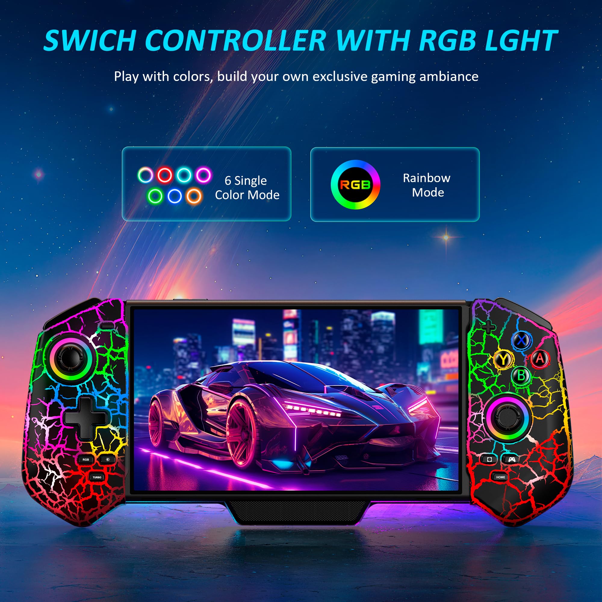 Amazon.com: MystNova Switch Controllers, Hall Effect Joystick