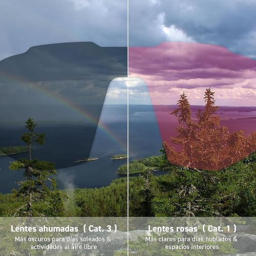 Miniatura 8 de MOTIONVIEW - Gafas de sol deportivas para exteriores, HD, alto contraste, UV400, para correr, béisbol, softbol, deportes, ecológicas