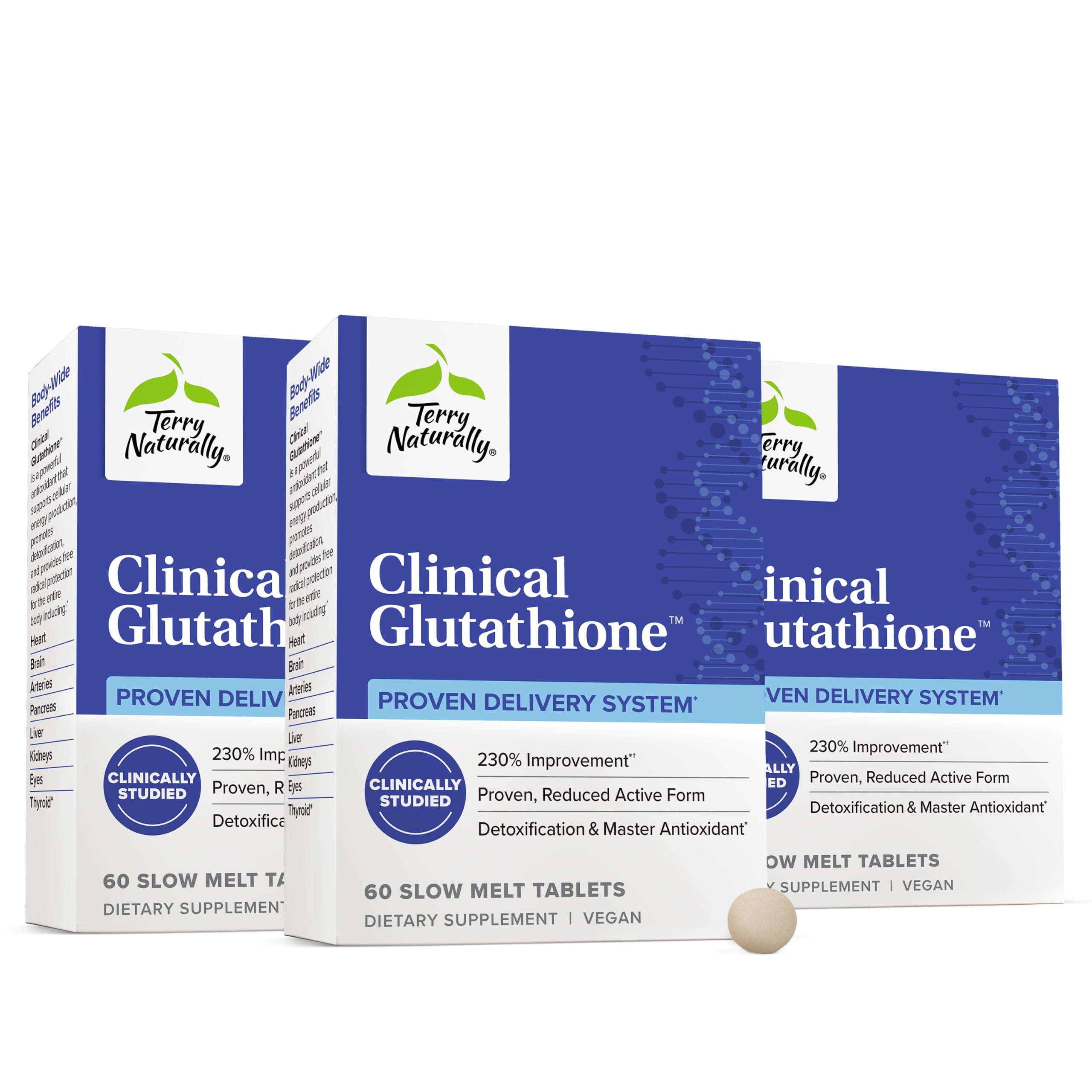 Terry Naturally Clinical Glutathione - Antioxidant & Liver - 60 Count
