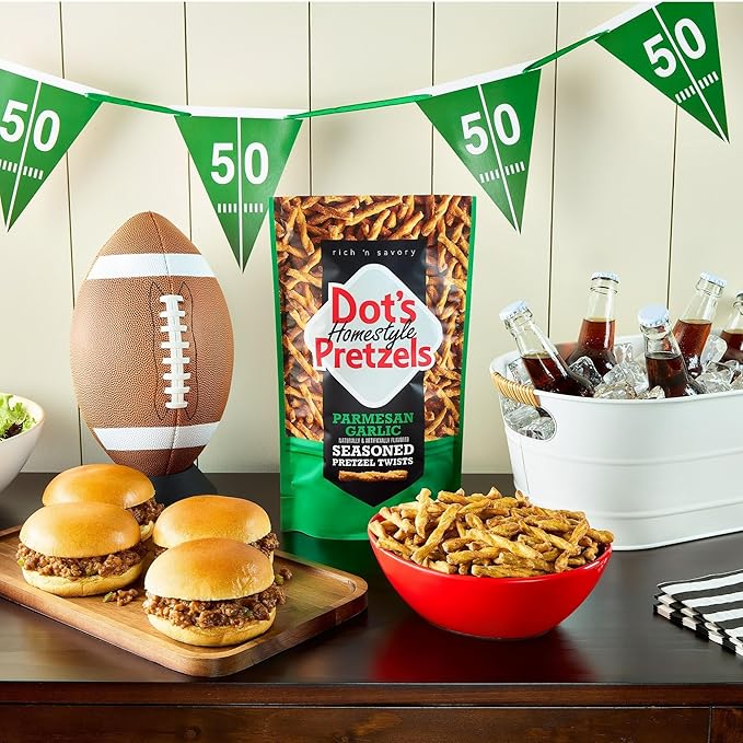 Pretzels Dot's Homestyle Sabor Ajo Parmesano, Bolsa de 16 oz miniatura 5