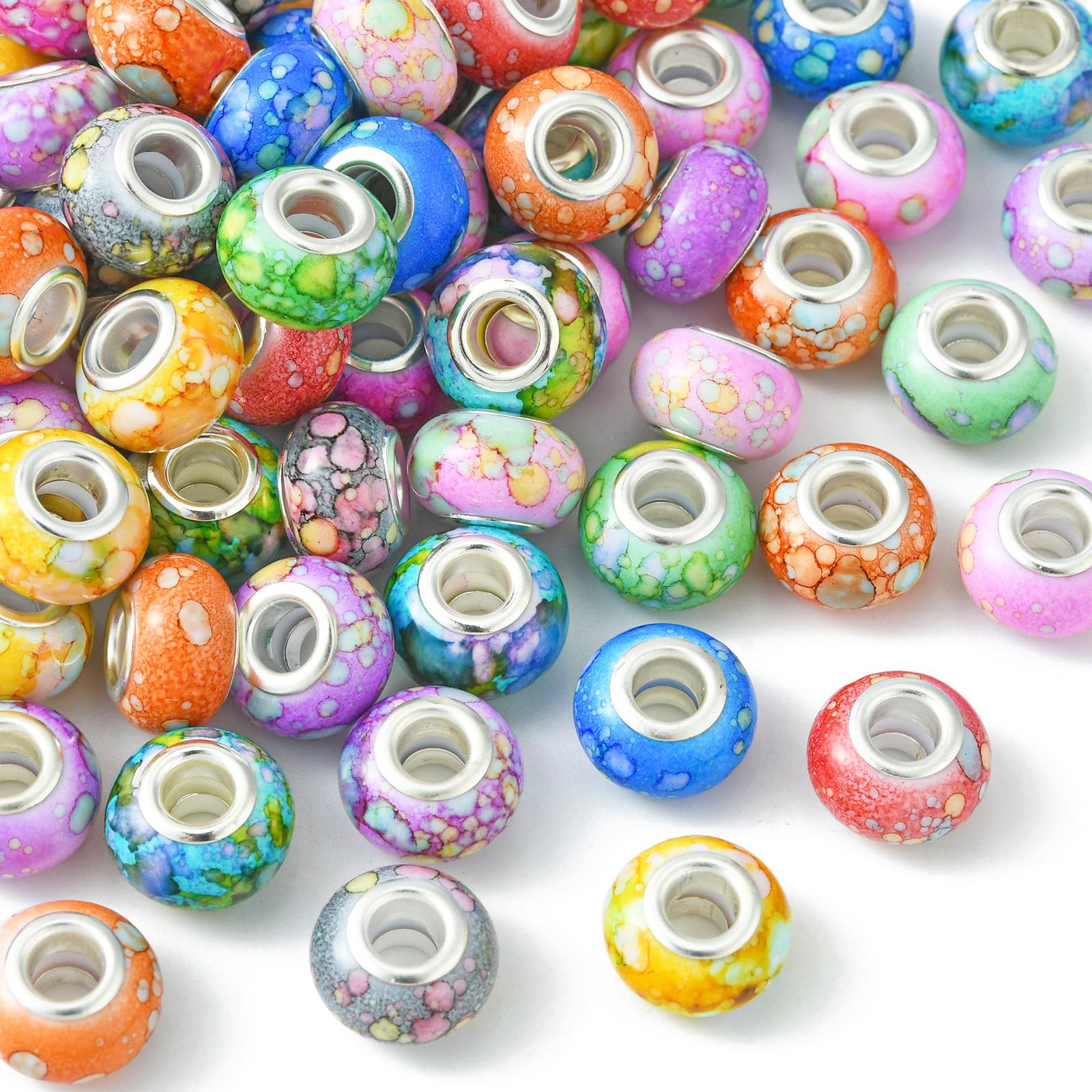 Perles en résine à grand trou : fini les fils coincés pour la fabrication de bijoux DIY