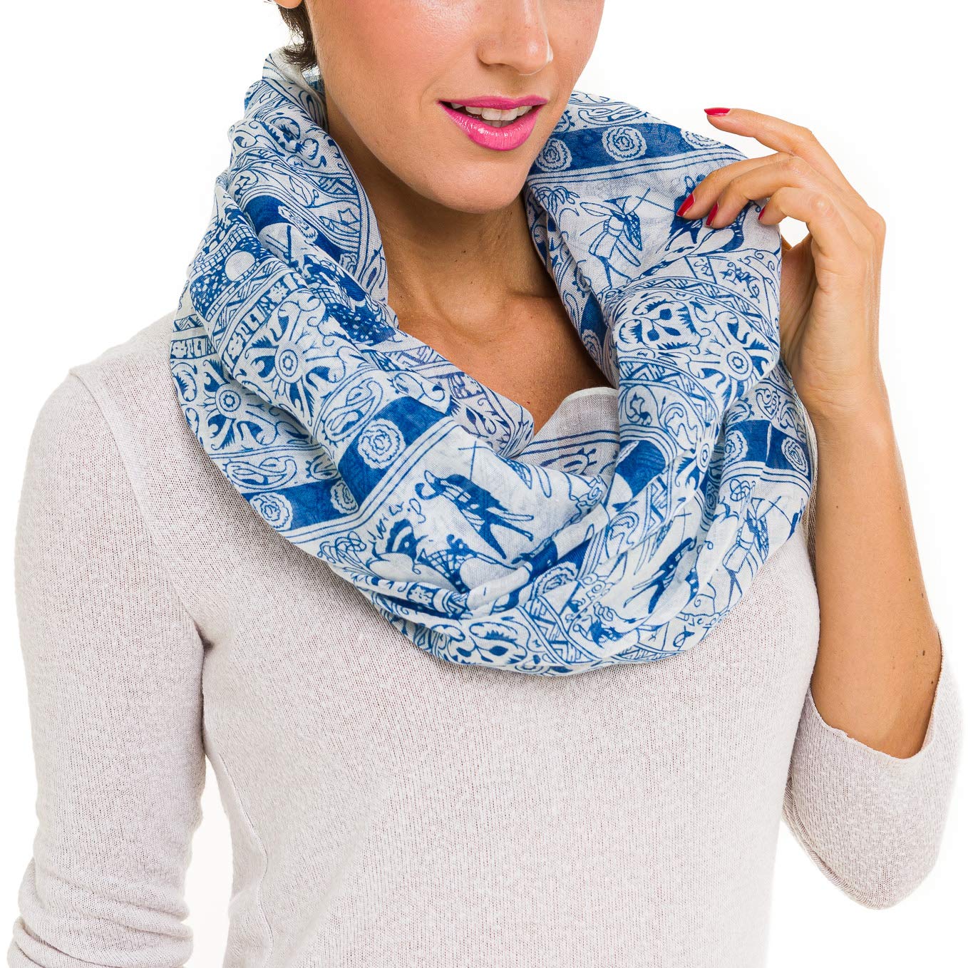 Infinity Scarf for Women Lightweight Fashion Scarves for Summer Fall