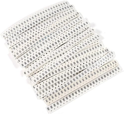 Miniatura 3 de Kit de resistencia SMD de 36 valores, 1206, 1 ohmio, 32.8ft, ohmios, 14 W, kit de resistencias de chip SMD para bricolaje y experimentos (36 valores
