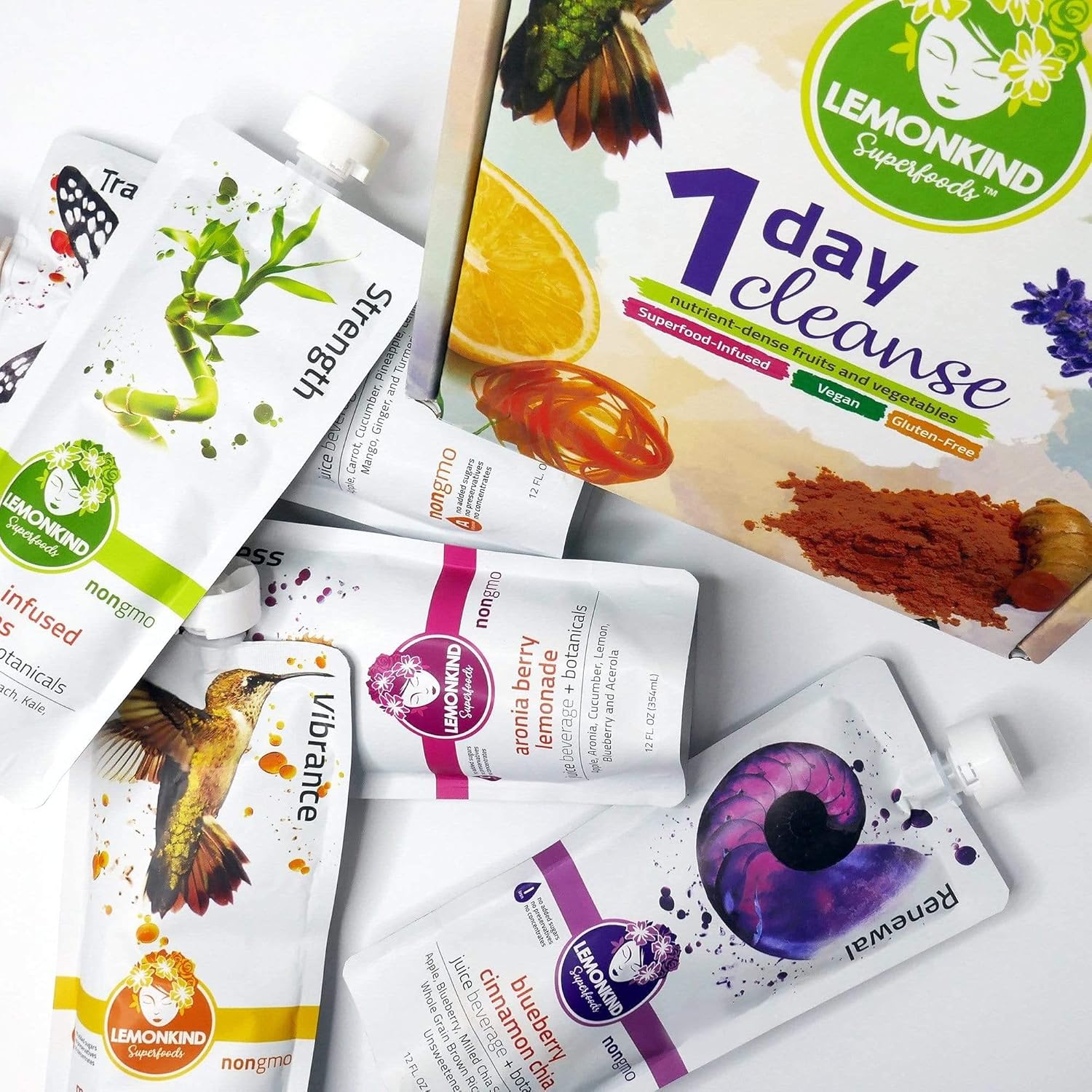 LEMONKIND 1Day CORE Cleanse Kickstart Weight Management & Banish Bloating Effortless Detox