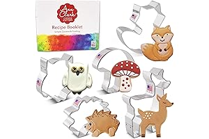 Woodland Cookie Cutters: 5 Intricate Designs for Forest-Themed Treats