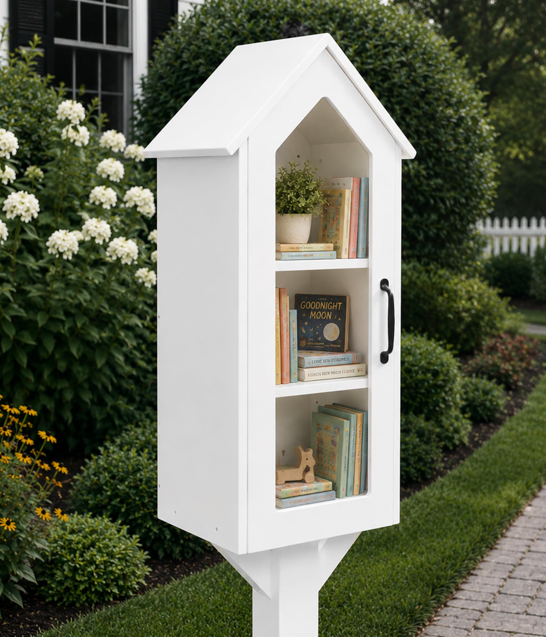 Amazon.com: Ilyapa Library Box Outdoor, 14x12x35 White - Little