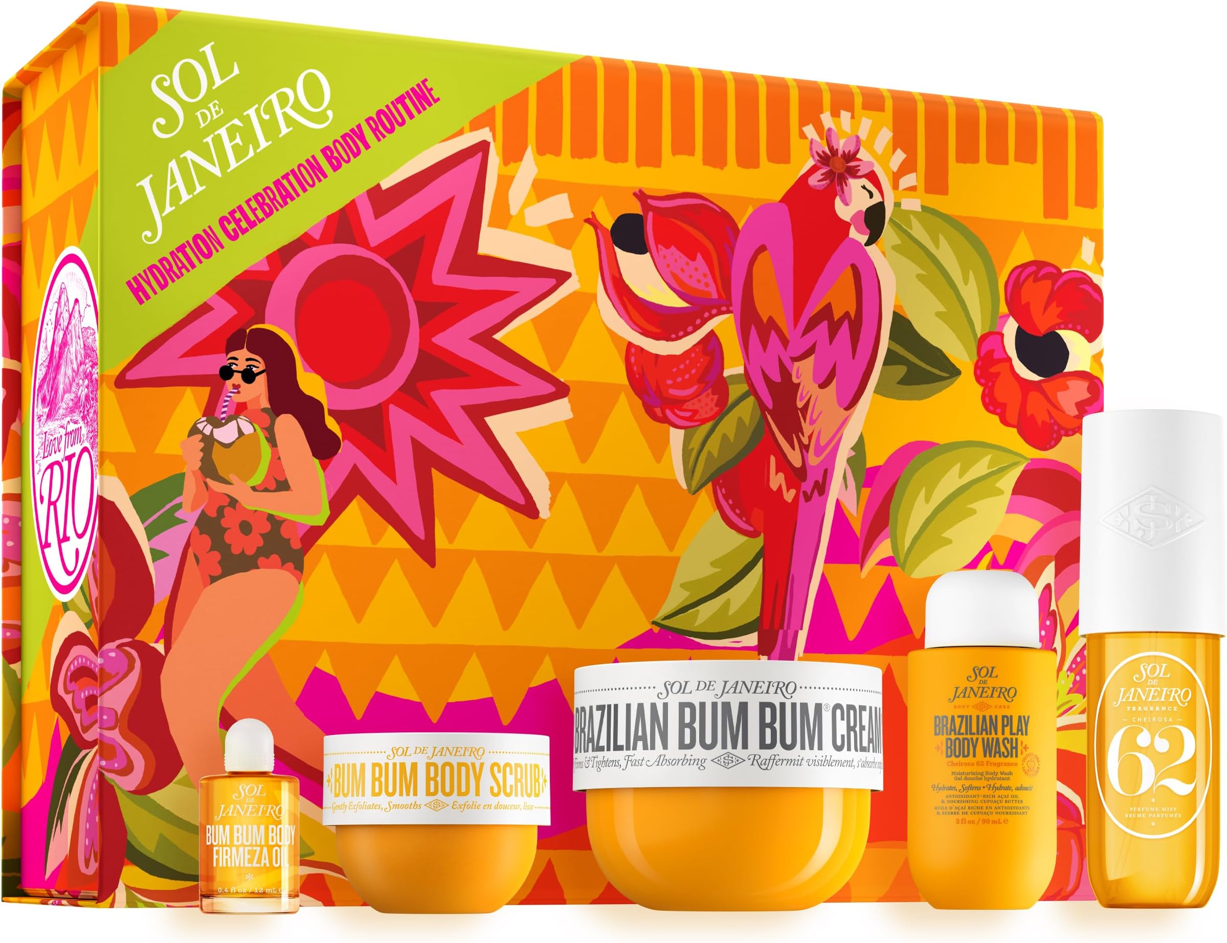 SOL DE JANEIRO Hydration Celebration Body Routine Gift Set