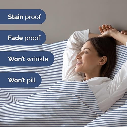 Miniatura 126 de Juego de funda de edredón tamaño King – Funda de edredón extra suave tamaño King de 104 x 90 pulgadas con 2 fundas de almohada – Lujo de hotel, 01