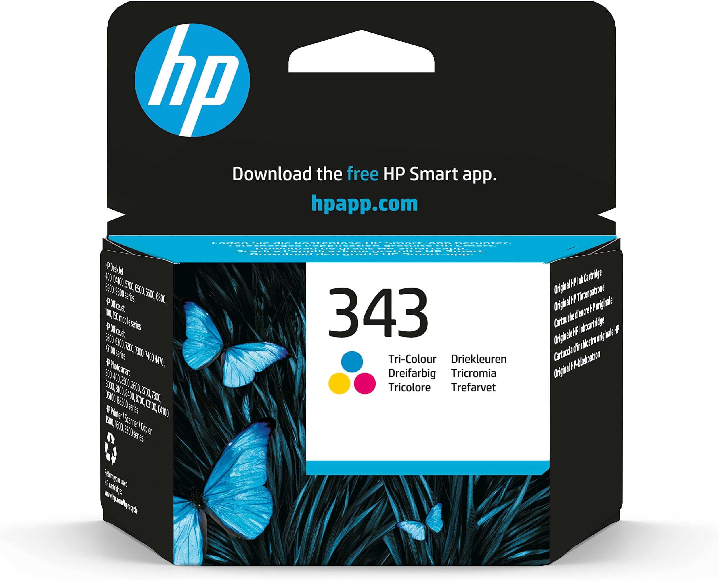 HP HP 343 original ink cartridge tricolour